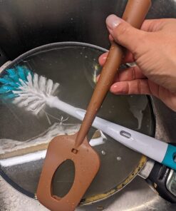 Efeng Candy Spatula with Thermometer Built in and Pot Clip – Fast Instant Read Digital Candy Thermometer,Spatula Thermometer for Chocolate,jams,syrups, Oil Cooking with BPA Free Silicon Spatula 23 71nWXBze8eL