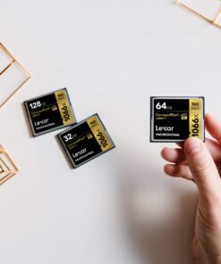 Lexar Professional 1066x 128GB CompactFlash Card, Up to 160MB/s Read, for Professional Photographer, Videographer, Enthusiast (LCF128CRBNA1066) 19 71nWnRVp4EL