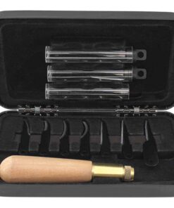 Uncle Henry 22UH Deluxe Wood Carving Kit with 10 Interchangeable High Carbon S.S. Blades, Secure 3-Way Brass Attachment System, Detail Knife Tool for Wood Carving, Marking, Whittling, and Woodworking 7 71nXGu6dCXL
