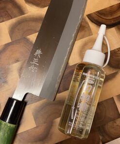 Yoshihiro 100% Pure Tsubaki Japanese Knife Maintenance Oil 3.4oz(100ml) with Complimentary Sabitori Rust Eraser and Microfiber Cloth 35 71nXJS O0BL