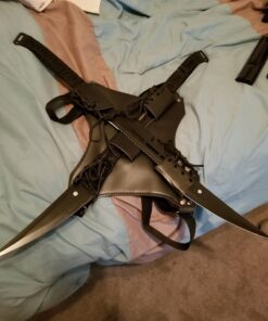 Sword Bag Sword Carry Case Back Strap Waistband for Ninja Hero Cosplay Anime Costume Back Strap for Dual Sword 30 71nXUPIhFYL