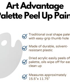 Alternative view of Art Advantage Palette 15.5x11.75 Peel Up