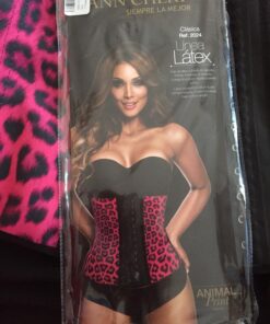 Ann Chery Women's Faja Clasica Print Workout Waist Cincher 2X-Large/40 Fuchsia Standard Packaging 15 71nXnlmoxtL