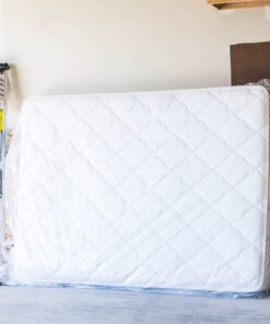 Linenspa Mattress Bag - 2 Pack Queen/Full Mattress Storage Bag for Moving and Storage - Mattress Protection – Polyurethane Mattress Storage bag Queen/Full, Clear 2 Mil 2-Pack 13 71nY7KE j L
