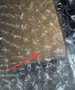 Amazon Basics Perforated Bubble Cushioning Wrap, Large, Clear, 5/16", 12-Inch x 100-Foot Long Roll 26 71nYD1h92JL