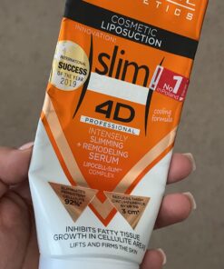 Eveline Slim Extreme 4D Liposuction Body Serum, Firming Body Lotion for Women and Men and Body Sculpting Cellulite Workout Cream 42 71nYDOnzlFL