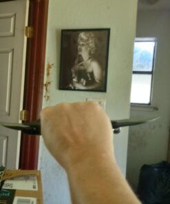 Dark Twin Blade Knife - Double Edge Folding Pocket with clip, 11" Stainless Steel Two Sharp Cut (Black) Black 49 71nYuoo2zaL