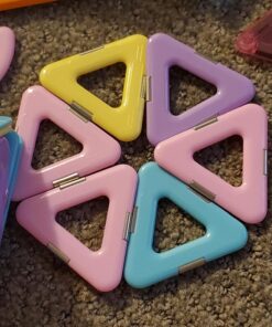 MAGBLOCK 102 Piece Magnetic Tiles Toys for 3 4 5 Year Old Girls Boys, Castle Magnet Toy Building Block for Kids Toddlers, Magnetic Blocks Montessori STEM Toys for Toddler Girls Gifts 39 71nZ42IuqtL