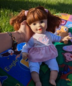 Melissa & Doug Mine to Love Brianna 12-Inch Soft Body Baby Doll With Hair and Outfit - First Baby Doll For Toy For Kids 18 Months And Up English Only Standard Packaging 35 71nZGbKc8dL