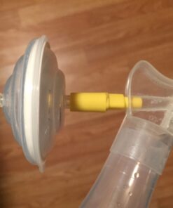 Maymom Flange Adapter Compatible with Spectra S1, Spectra S2; Connects Maymom Breastshield/Maymom Bottle and Spectra Backflow Protector (Maymom Flange Adapter, Yellow) Yellow_2pc 40 71nZmT56aL