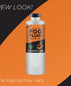 Froggy's Fog Halloween and Party Fog Fluid, High Output Long-Lasting Fog Juice for 400-1500 Watt Water-Based Fog Machines, Great for Pro and Home Haunters, Theatrical Effects, DJs, and More, 1 Quart 12 71naQbYJfGL