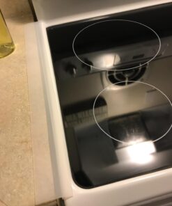 Capparis Kitchen Silicone Stove Counter Gap Cover, Easy Clean Heat Resistant Wide & Long Gap Filler, Seals Spills Between Counter, Stovetop, Oven, Washer & Dryer, Set of 2 (21 Inches, semi-Clear) 21 Inches 29 71nb4NMTO1L