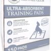 Ultra Absorbent Odor Control Scented Training Pads For Dogs Leak-proof Quick Dry Gel – 22 x 22 Puppy Pads - Fresh Scented - Pack of 150 22" x 22" - Pack of 150