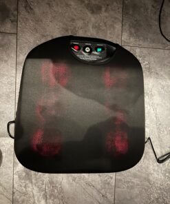 Snailax Shiatsu Foot Massager with Heat- Washable Cover Kneading Foot & Back Massager, Heated Foot Warmer, Electric Feet Massager Machine for Plantar Fasciitis,Foot Relief Black SL-593 38 71nbLdmcL