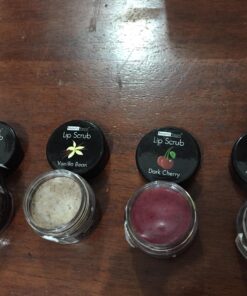 4pc Beauty Treats Lip Scrub with Almond Creme Wild Apple Vanilla Bean Dark Cherry All 4 Full Set 17 71nc3TKaHXL