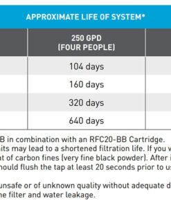 Pentair Pentek RFFE20-BB Big Blue Water Filter, 20-Inch, Whole House Radial Flow Iron Reduction Replacement Cartridge, 20" x 4.5", White 20" x 4.5" Pack of 1 13 71ncFxyP4S