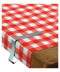 Alternative view of Coghlan's Tablecloth Clamps, Spring Steel, silver color 1
