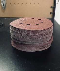 Miady 5-Inch 8-Hole Hook and Loop Sanding Discs 70PCS, 40/80/120/240/320/600/800 Assorted Grits Sandpaper for Aluminum - Pack of 70 70PCS Assort Grit 27 71ncY7wWZL