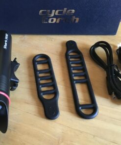 Bike Lights for Night Riding, USB Rechargeable Shark 300 Ultra Bright LED Bike Lights Front and Back Safety Tail Light Included, Bicycle Light Compatible with Mountain, Road, Kids & City Bicycles Black Combo 113 71ncanBUKlL