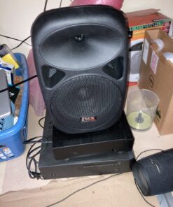 LyxPro SPA-8 Compact 8" Portable PA System 100-Watt RMS Power Active Speaker System Equalizer Bluetooth SD Slot USB MP3 XLR 1/4" 1/8" 3.5mm Inputs SPA8 20 71nd0iJtL5L