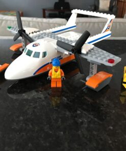 LEGO City Coast Guard Sea Rescue Plane 60164 Building Kit (141 Piece) 25 71ndQN6za L