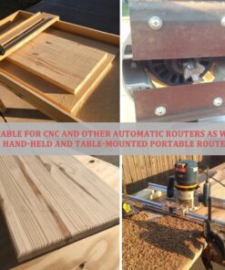 CNC Surfacing Bit Spoilboard Surfacing Router Bits, 1/4" Shank 1 inch Cutting Diameter Slab Flattening Router Bit, T Shape Wood Milling Cutter Planing Bit Wood Planing Bit Planer (1/4" Shank, Silver) #1026 CNC Surfacing Bits 11 71ndt3H egL