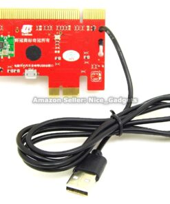 Lingvetron New V8 PCIe USB Post Test Card Motherboard Diagnostic Tester Kit Unique USB Diagnosis for PC Laptop Server All in One Mini PC Mac Android Phone Tablet Computer Analyzer Multi Ports Support 13 71neHlLpn0L