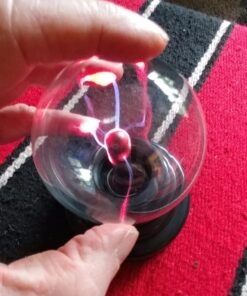 Theefun Plasma Ball, 3 Inch Plasma Lamp, Touch Sensitive Plasma Globe USB or Battery Powered Nebula Thunder Lightning, Novelty Toy for Kids, Parties, Prop, Bedroom, Home, Decoration, Christmas Gifts 35 71neLkkxJeL