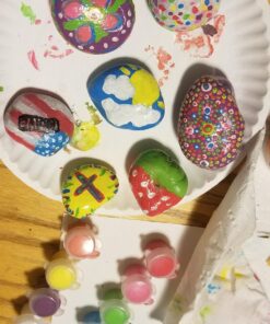 Creativity For Kids Hide and Seek Rock Painting Kit - Arts and Crafts for Kids Ages 6-8+, Gifts for Kids, Craft Kit with 10 Rocks and Waterproof Paint, Small Original 48 71nemj4yFLL
