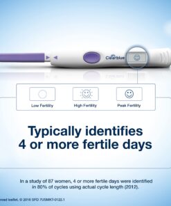 Clearblue Advanced Digital Ovulation Test, Predictor Kit, featuring Advanced Ovulation Tests with digital results, 10 Ovulation Tests (Pack of 1) ADOT 10 27 71nf um5cqL