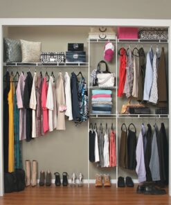 Alternative view of ClosetMaid 1628 Closet Organizer Kit, 5-Foot to 8-Foot, White Without Shoe Rack