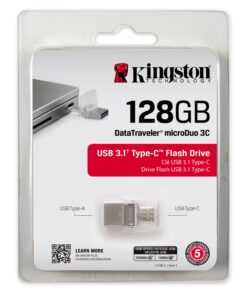 Kingston Digital 128GB Data Traveler Micro Duo USB 3C Flash Drive (DTDUO3C/128GB) 20 71ng1JwYPxL