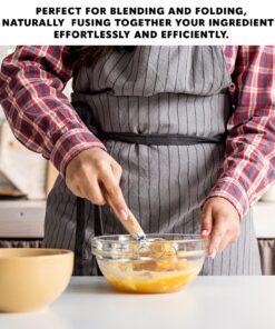 ORBLUE Premium Danish Dough Whisk - 2 Pack LARGE 13.5" Dutch Whisk with Stainless Steel Ring - Danish Whisk for Bread, Pastry or Pizza Dough - Baking Tool Alternative to a Blender, Mixer or Hook Rubberwood 2 Pack Rubberwood 20 71nhCRiyGL