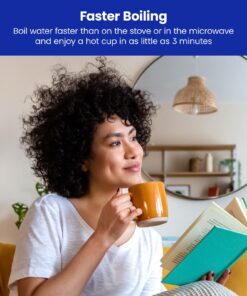 Chefman Electric Kettle with Temperature Control, 5 Presets LED Indicator Lights, Removable Tea Infuser, Glass Tea Kettle & Hot Water Boiler, 360° Swivel Base, BPA Free, Stainless Steel, 1.8 Liters 1.8L - Temperature Control 28 71nhdQeZlKL