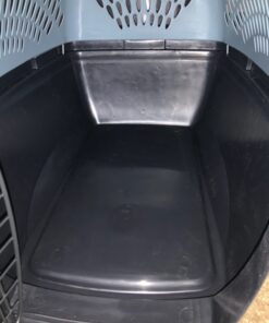 Petmate Pet Porter Fashion Dog Kennel 24", Pale Aqua & Black, for Pets 15-20lbs 24.1"L x 16.7"W x 14.5"H Pale Blue 31 71nhuN14qEL