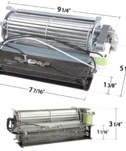 Hongso Replacement Fireplace Fan Blower & Heating Element for Twin Star Electric Fireplace 7 71nihOntB6L