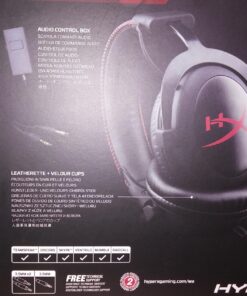 HyperX Cloud Gaming Headset for PC, Xbox One¹, PS4, PS4 PRO, Xbox One S¹, Nnintedo Switch (KHX-H3CL/WR) - Black 84 71nineFRdOL