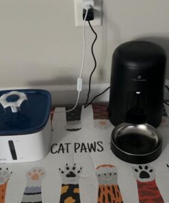 PETLIBRO Automatic Cat Feeder, Automatic Cat Food Dispenser Battery-Operated with 180-Day Battery Life, AIR Pet Feeder for Cat & Dog, Timed Cat Feeder Program 1-6 Meals Control, 2L Auto Cat Feeder Black Basic 26 71nirqAoZPL