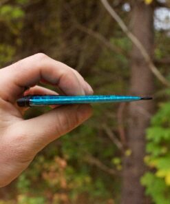 Flowfold Recycled Sailcloth Minimalist Card Holder Durable Slim Wallet Front Pocket Wallet, Card Holder Wallet Made in USA Cyan Sailcloth 9 71nizKow4KL