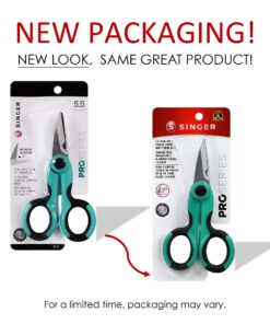 SINGER 00558 5-1/2-Inch ProSeries Heavy Duty Scissors with Power Notch , Teal 15 71nj3hnqZUL