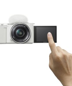 Sony Alpha ZV-E10 - APS-C Interchangeable Lens Mirrorless Vlog Camera Kit - White w/16-50mm Base 29 71njkNo8j6L