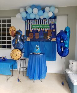 Cookie Monsters Happy 1st Birthday Balloon Decorations and Party Supplies 31 71njpo4PJ L
