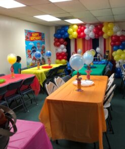 amscan Paw Party Balloons, Paw Print, Red/Yellow/Blue, Set of 30 26 71nk 8FnjL