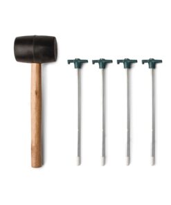 Alternative view of Coleman Premium Tent Kit, Includes Four Steel Tent Pegs, Rubber Mallet, Broom and Dustpan, Stake Puller, and Carry Bag