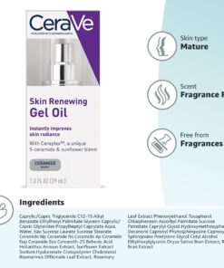 CeraVe Anti Aging Gel Serum for Face to Boost Hydration | With Ceramide Complex, Sunflower Oil, and Hyaluronic Acid | 1 Ounce 27 71nkF7uIqaL