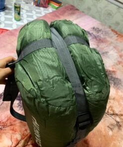 CANWAY Double Sleeping Bag,2 Person Sleeping Bag Lightweight Waterproof with 2 Pillows for Camping, Backpacking, or Hiking for Adults or Teens Queen Size XL & XXL Army Green 33 71nkM PCBL