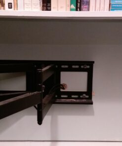 VideoSecu MW380B5 Full Motion Articulating TV Wall Mount Bracket for Most 37"-70" LED LCD UHD Plasma HDTV Up to 125 lbs with 684x400 600x400 400x400 150x100mm, Dual Arm Pulls Out Up to 14" AW9 74 71nkddW 4JL