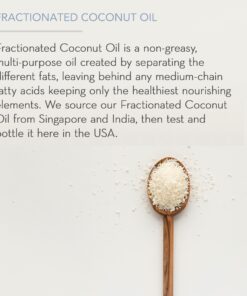 Organic Fractionated Coconut Oil for Skin and Hair, 4 fl oz - Liquid Carrier Oil for Diluting Essential Oils, Hair Growth & Skin Moisturizer - by Pure Body Naturals 30 71nkus ltUL