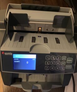 Cassida 6600 UV/MG – USA Business Grade Money Counter with UV/MG/IR Counterfeit Detection – Top Loading Bill Counting Machine w/ ValuCount™, Add and Batch Modes – Fast Counting Speed 1,400 Notes/Min 30 71nljz0jd6L