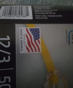 Southwire 2588SW0002 Outdoor Cord-12/3 SJTW Heavy Duty 3 Prong Extension Cord-for Commercial Use (50'; Yellow); 50 Feet 50 ft 41 71nloATY3L